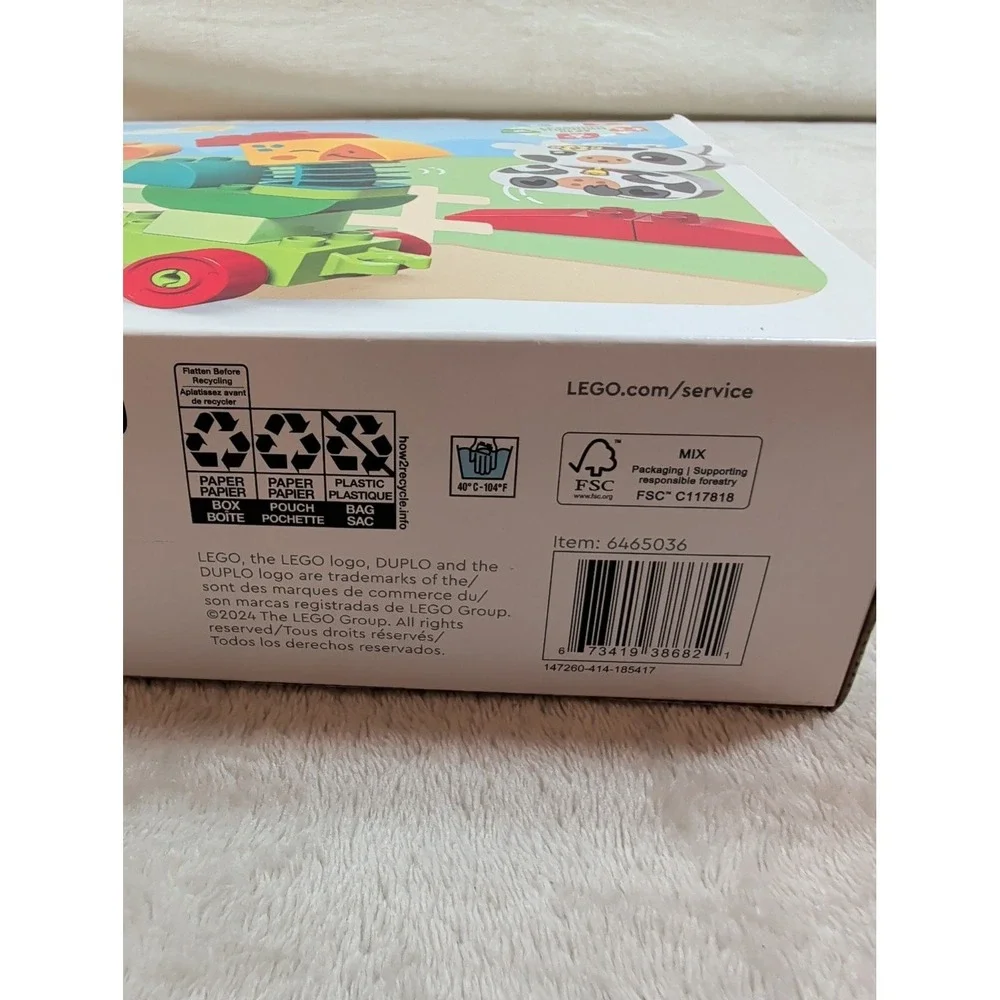 LEGO‎ Duplo My First Animal Train 10412 Building Set 19 Pieces Toddler Toy